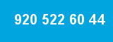 920 522 60 44 920 522 60 44